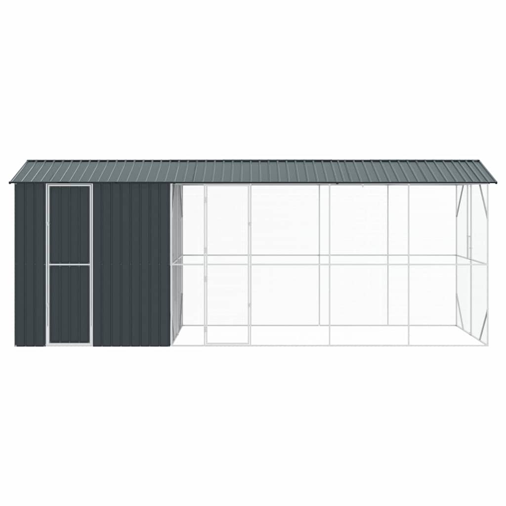 Bird Cage Anthracite 645 x 208 x 247 cm Galvanised steel