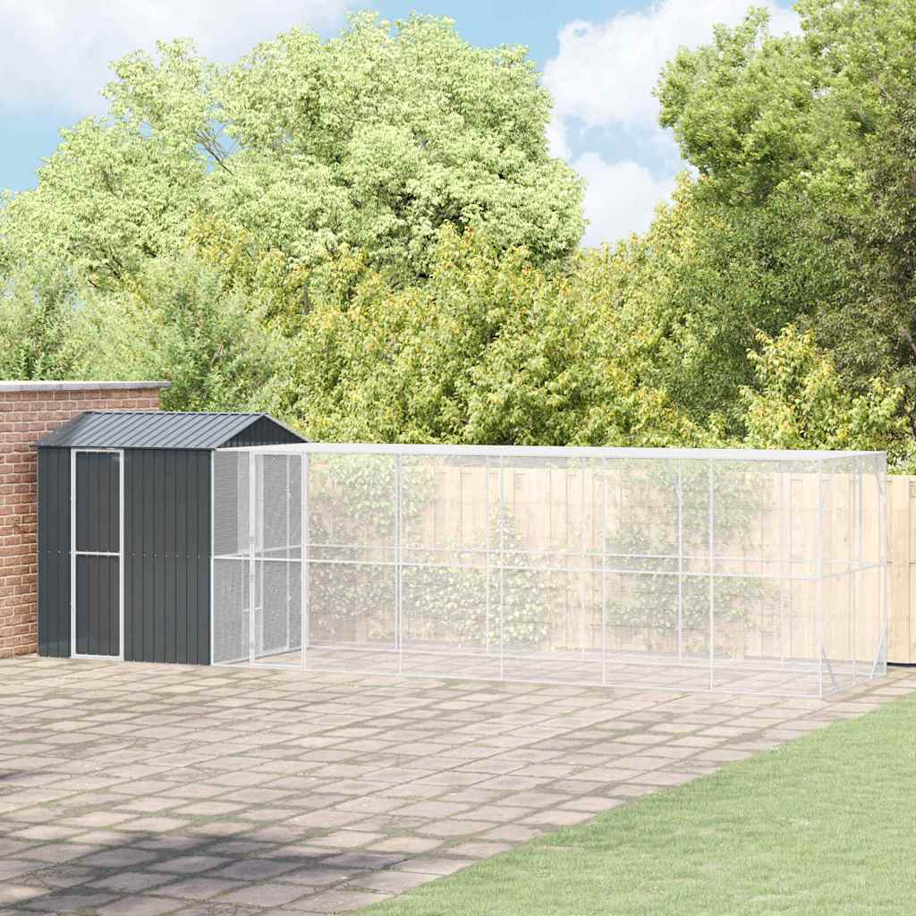 Bird Cage Anthracite 824 x 208 x 247 cm Galvanised steel