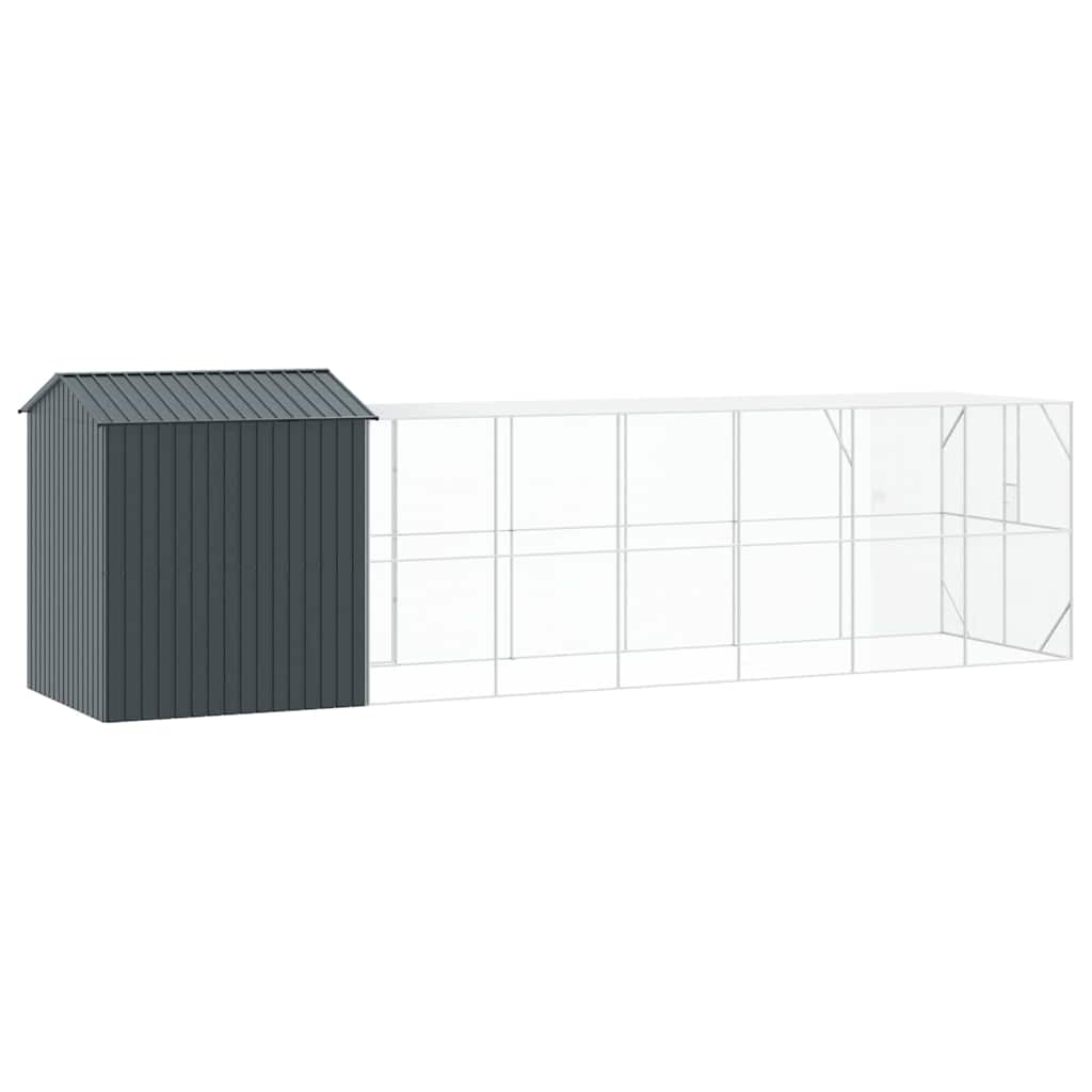 Bird Cage Anthracite 824 x 208 x 247 cm Galvanised steel