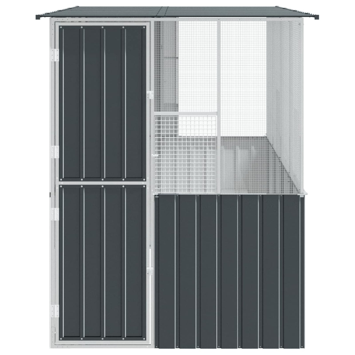 Bird Cage Anthracite 165 x 318 x 200 cm Galvanised Steel
