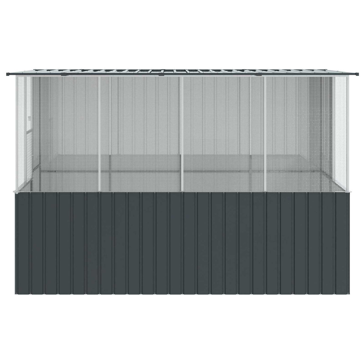 Bird Cage Anthracite 165 x 318 x 200 cm Galvanised Steel