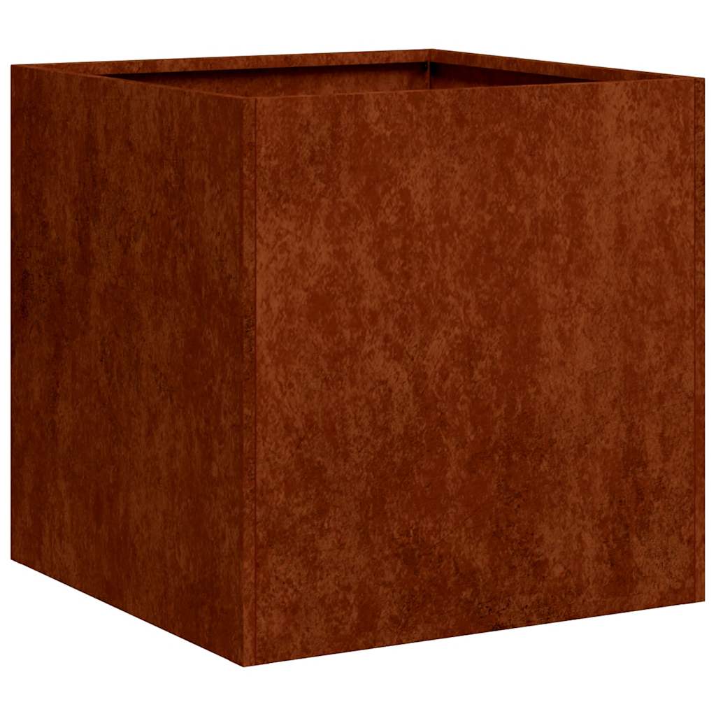 Planter Rusty 40x40x40 cm Weathering Steel
