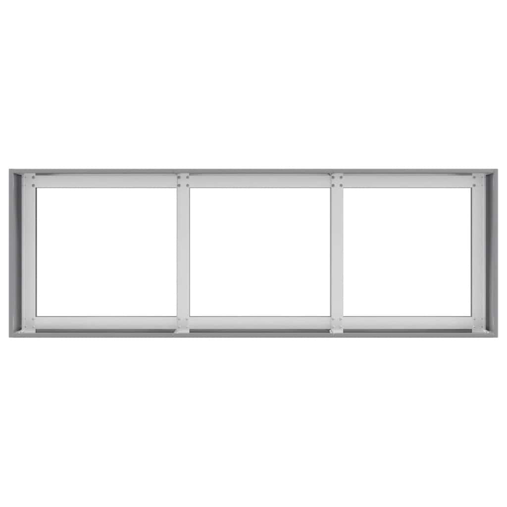 Planter 120x40x40 cm Galvanised Steel