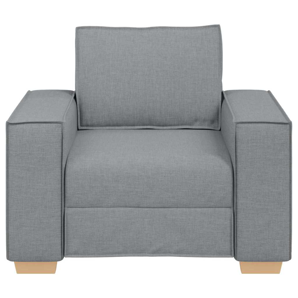 Sofa Chair Light Grey 100x78x84 cm Fabric