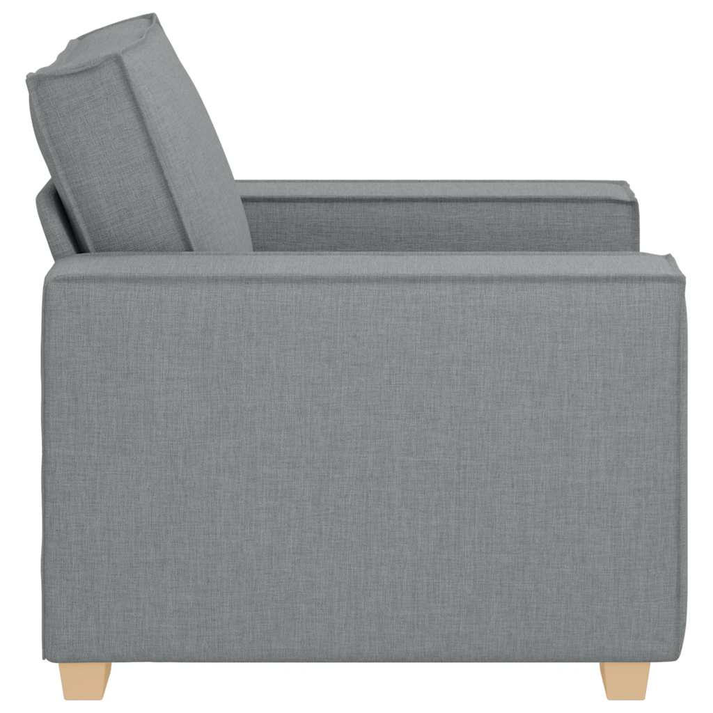 Sofa Chair Light Grey 100x78x84 cm Fabric