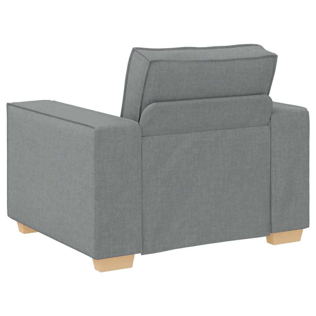 Sofa Chair Light Grey 100x78x84 cm Fabric