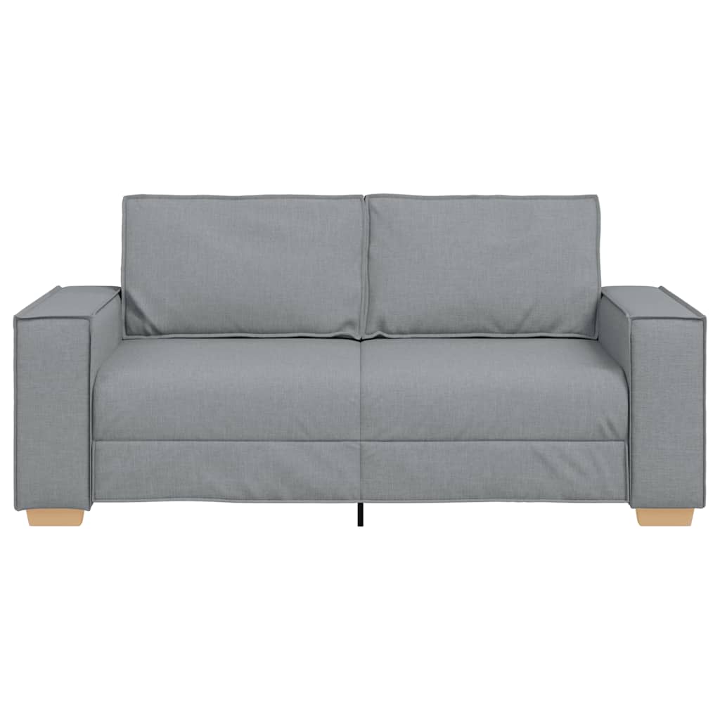 2-Seater Sofa Light Grey 180x78x84 cm Fabric