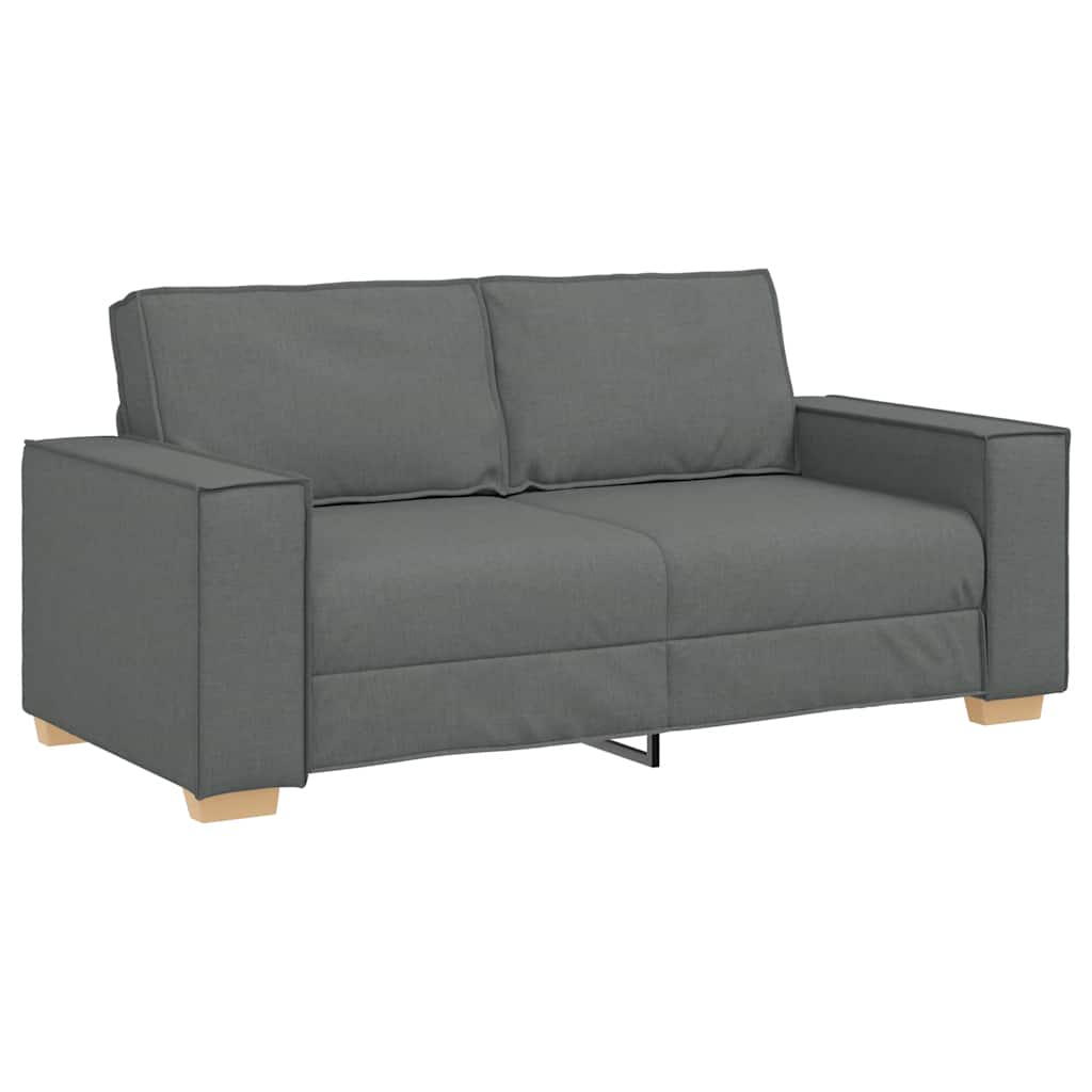 2-Seater Sofa Dark Grey 180x78x84 cm Fabric