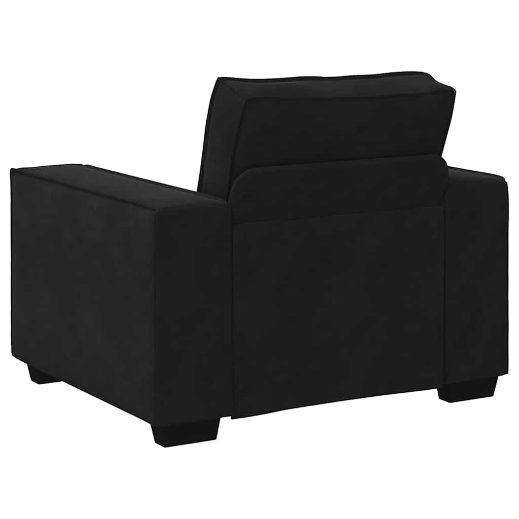 Sofa Chair Black 100x78x84 cm Velvet