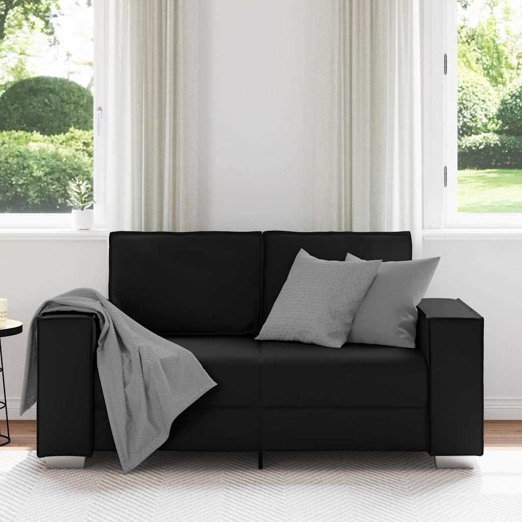 Sofa Black 160 x 78 x 84 cm Fabric