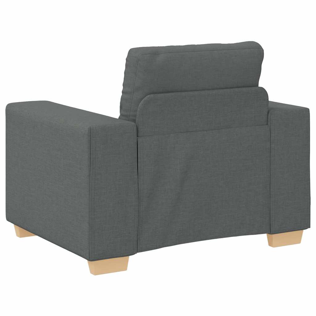 Sofa Chair Dark Grey 100x78x80 cm Fabric