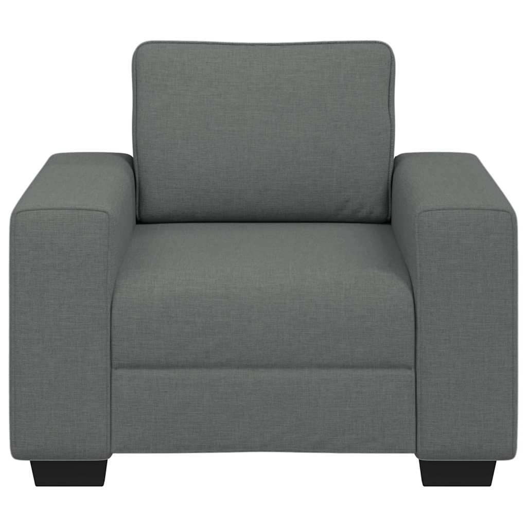 Sofa Chair Dark Grey 100x77x82 cm Fabric