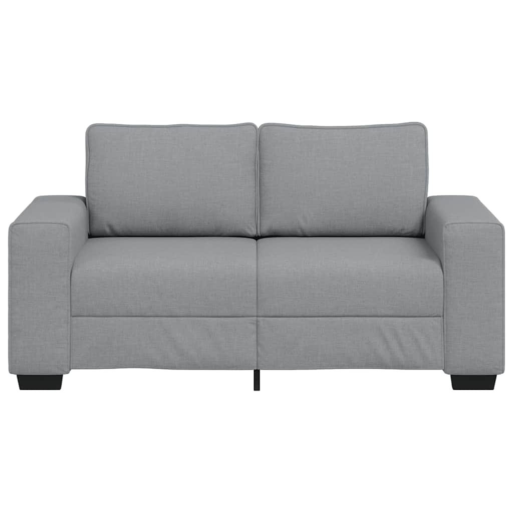 2-Seater Sofa?ight Grey 160x77x82 cm Fabric