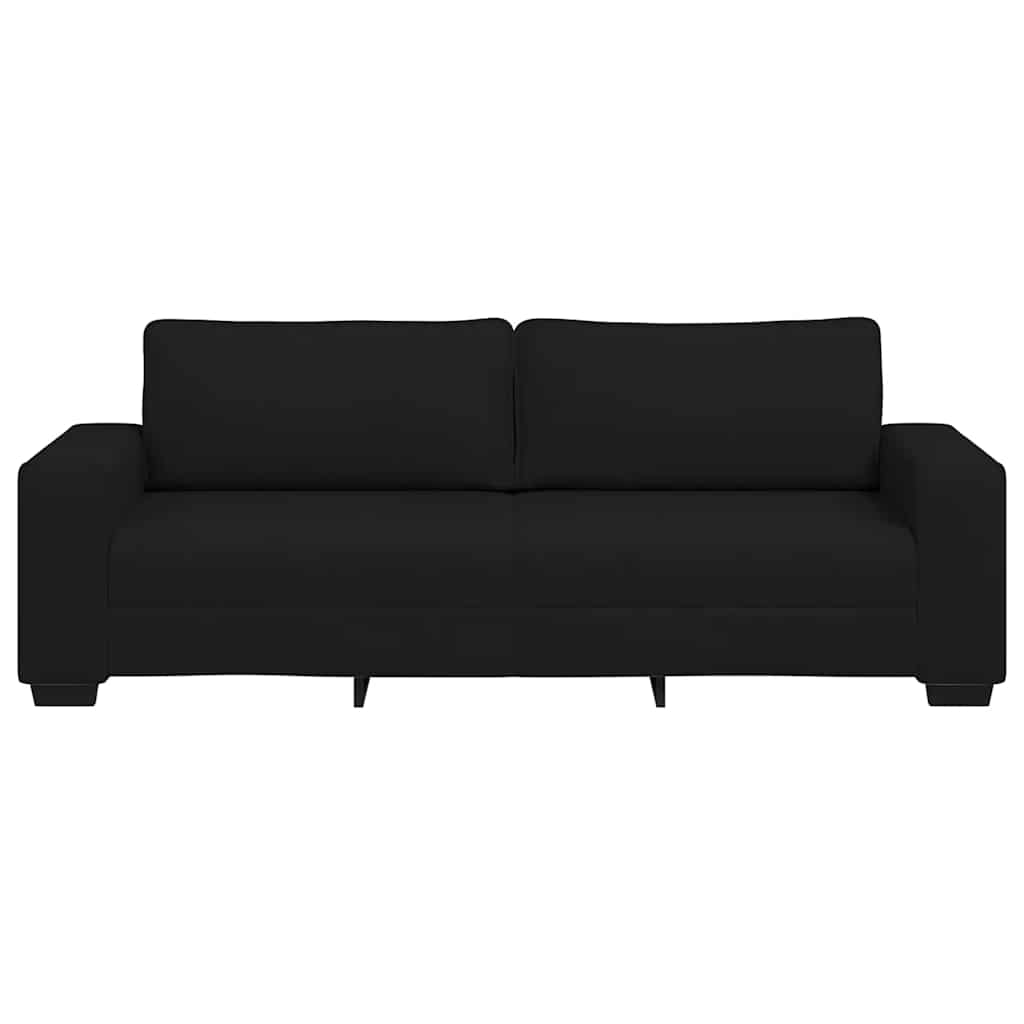 3-Seater Sofa?lack 220x77x82 cm Fabric