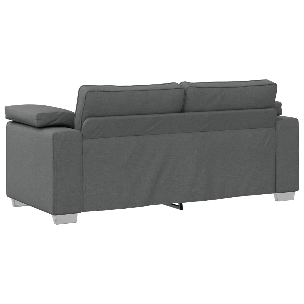 Loveseat Sofa Dark Grey 180 cm Fabric