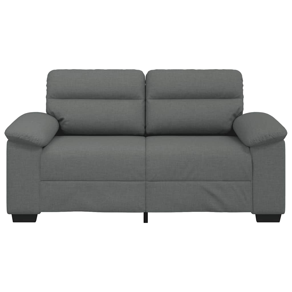 2-Seater Sofa?ark Grey 160x81x84 cm Fabric