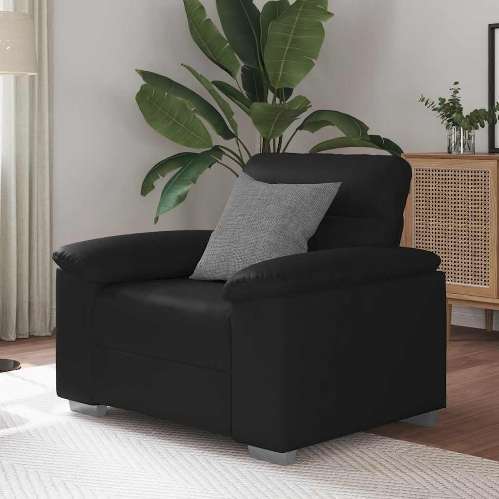 Sofa Chair?lack 100x81x84 cm Faux Leather