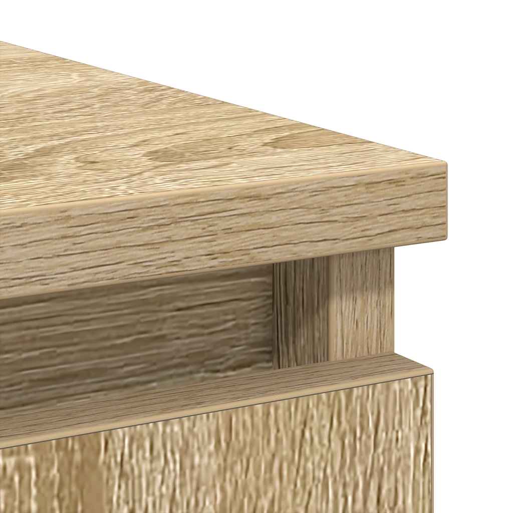 Sideboard with Drawer Sonoma Oak 71x35x65 cm Engineered Wood