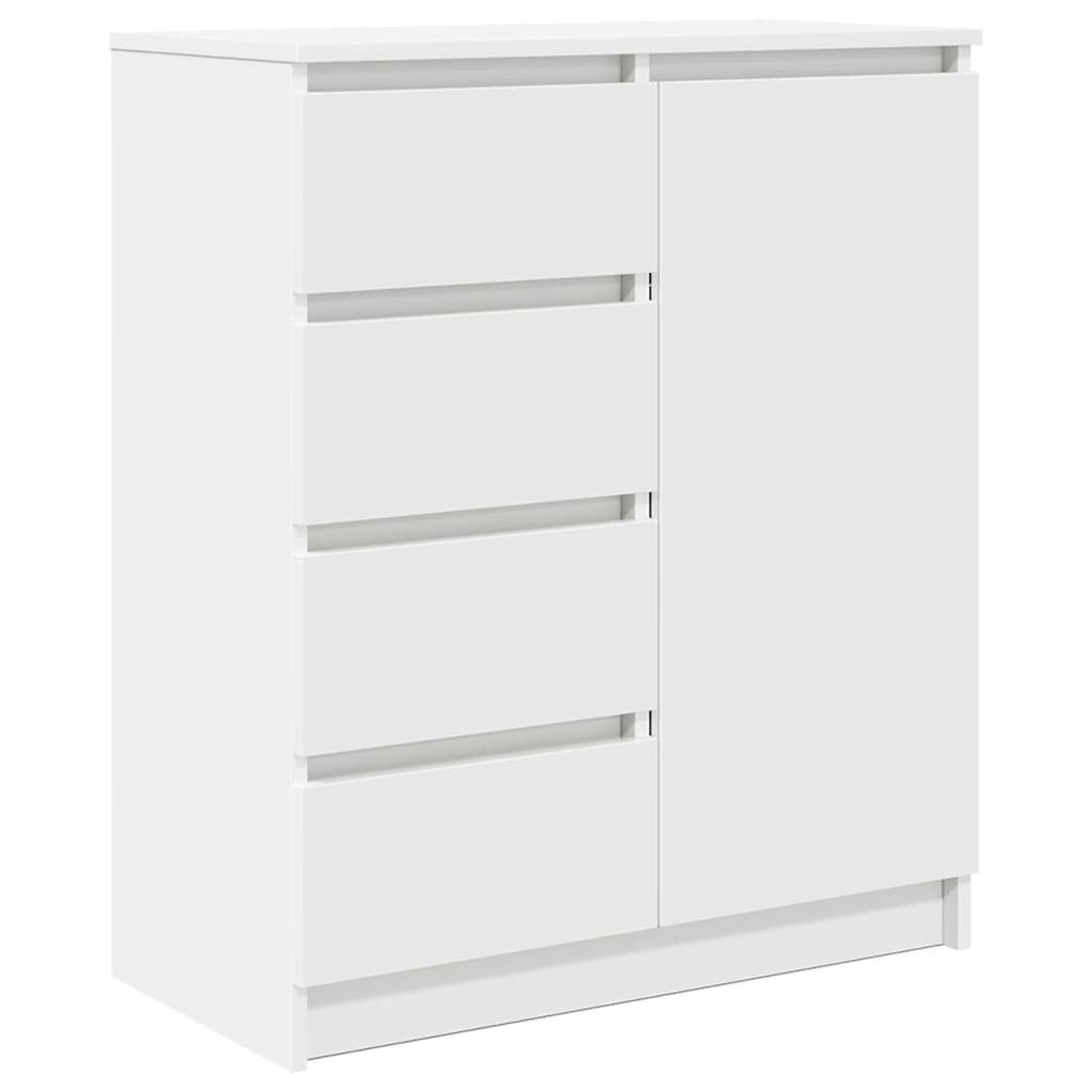 Sideboard with Drawers White 71x35x84 cm Engineered Wood