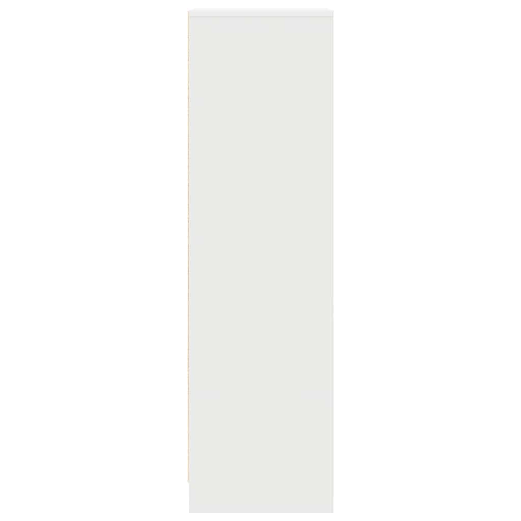 Highboard White 29.5x34x119.5 cm Engineered Wood