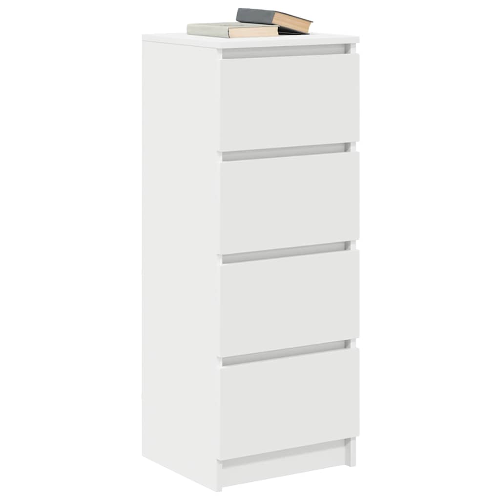 Sideboard White 37.5x35x99 cm Engineered Wood