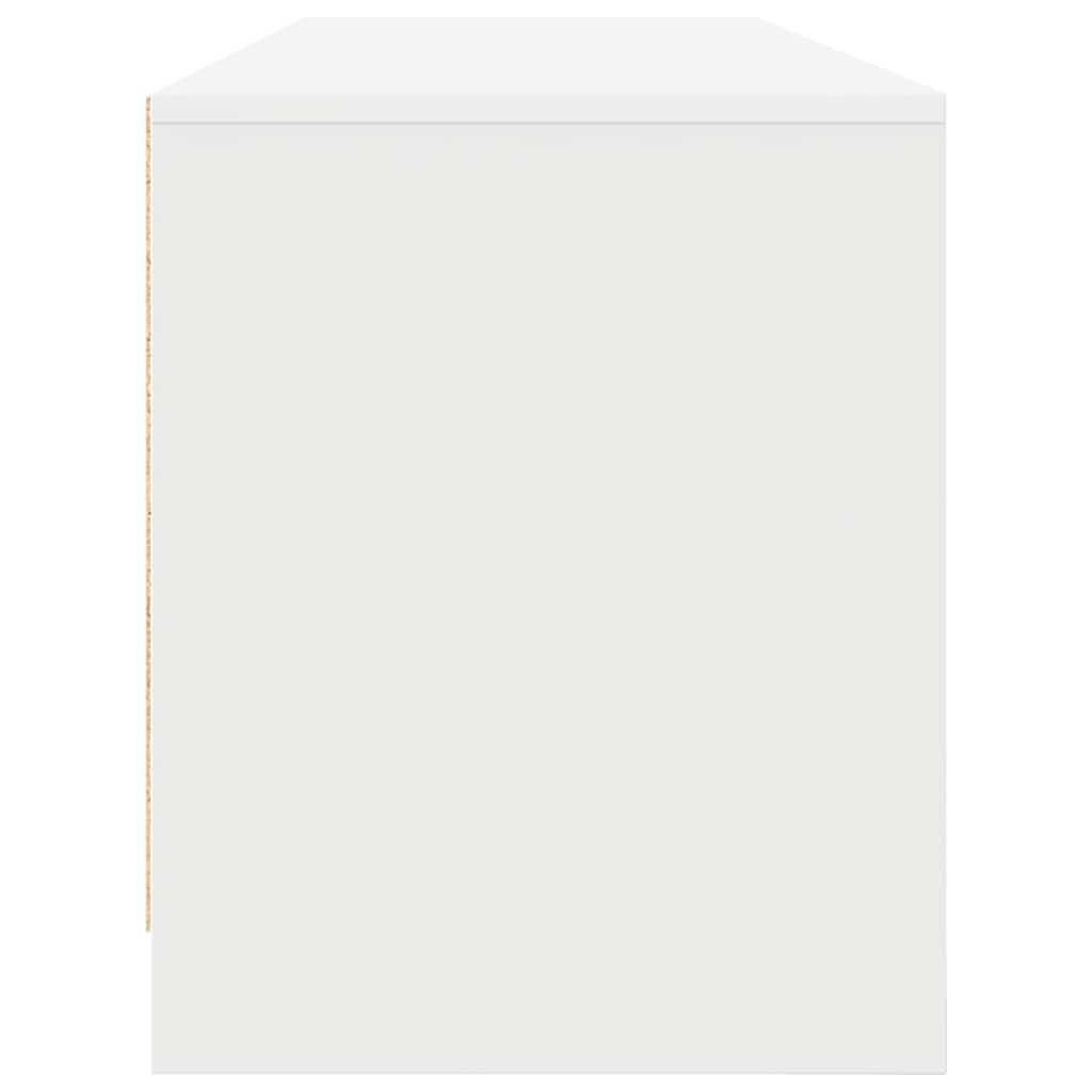 TV Cabinet White 188.5x41x50 cm Engineered Wood