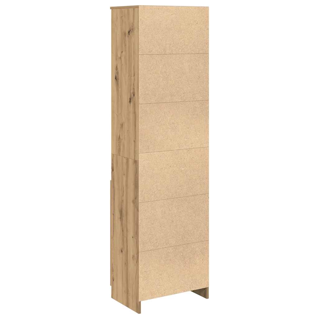 Highboard Artisan Oak 50x35x180 cm Engineered Wood