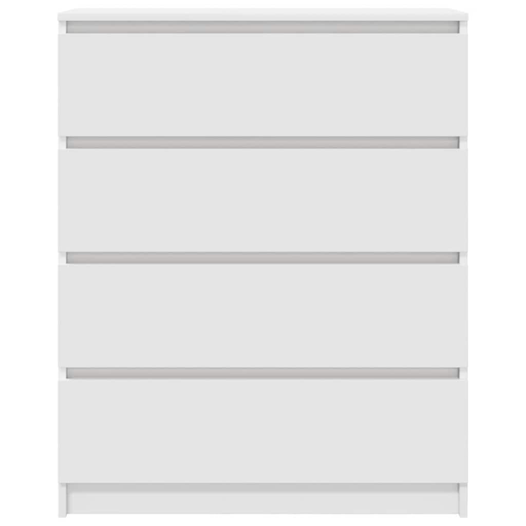 Sideboard White 80x35x99 cm Engineered Wood