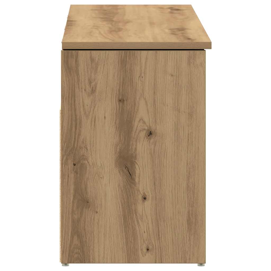 Shoe Bench Artisan Oak 102x30.5x45 cm Engineered Wood