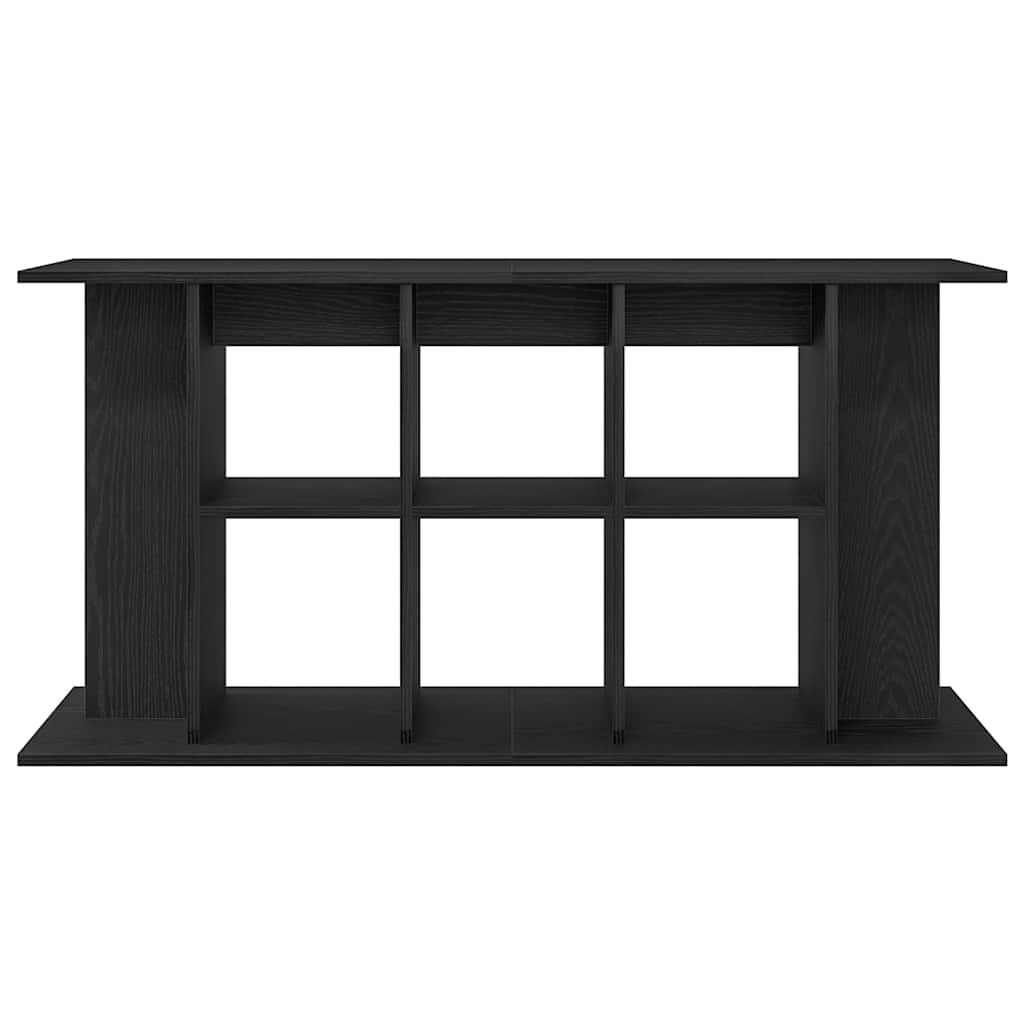 Aquarium Stand Black Oak 120x40x60 cm Engineered Wood