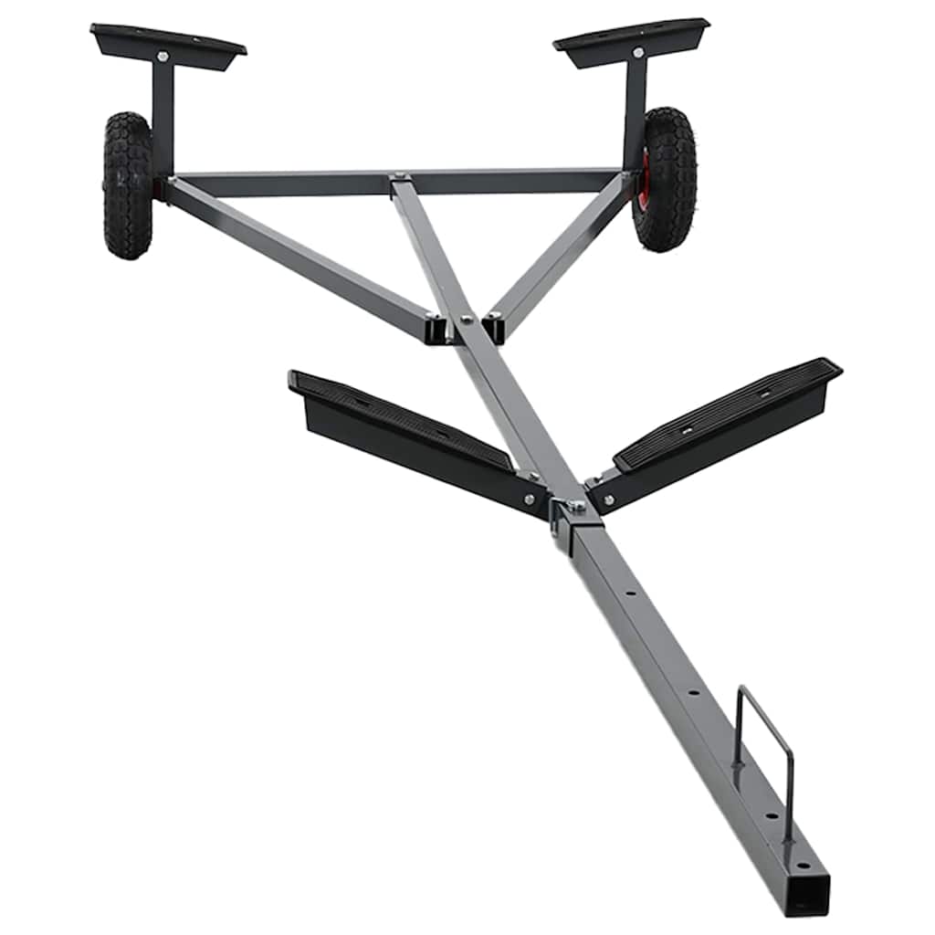 Boat Trailer Silver 302 x 107 x 42 cm Steel