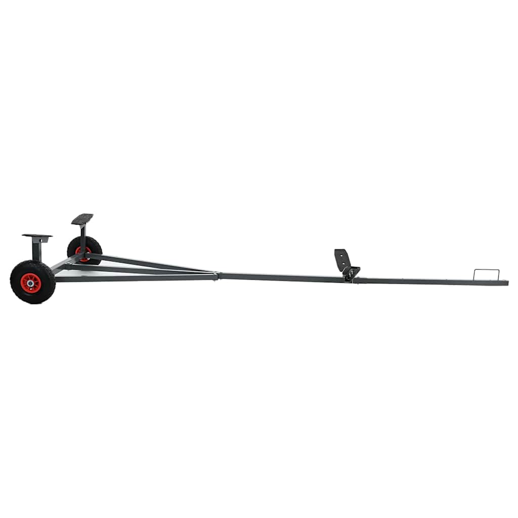 Boat Trailer Silver 302 x 107 x 42 cm Steel