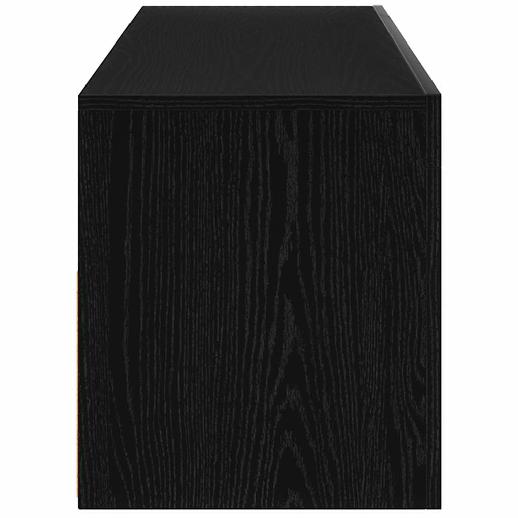 TV Cabinet 2 pcs Black Oak Engineered Wood