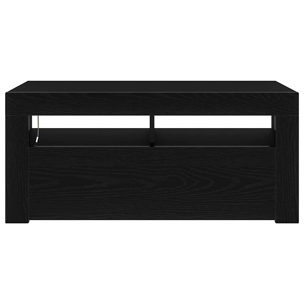 TV Cabinet Black Oak 90 x 35 x 40 cm Engineered Wood
