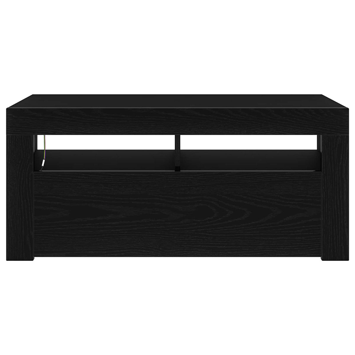 TV Cabinet 90 x 35 x 40 cm Black Oak Engineered Wood