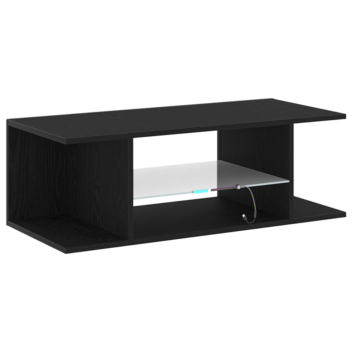 TV Cabinet 90 x 39 x 30 cm Black Oak Engineered Wood