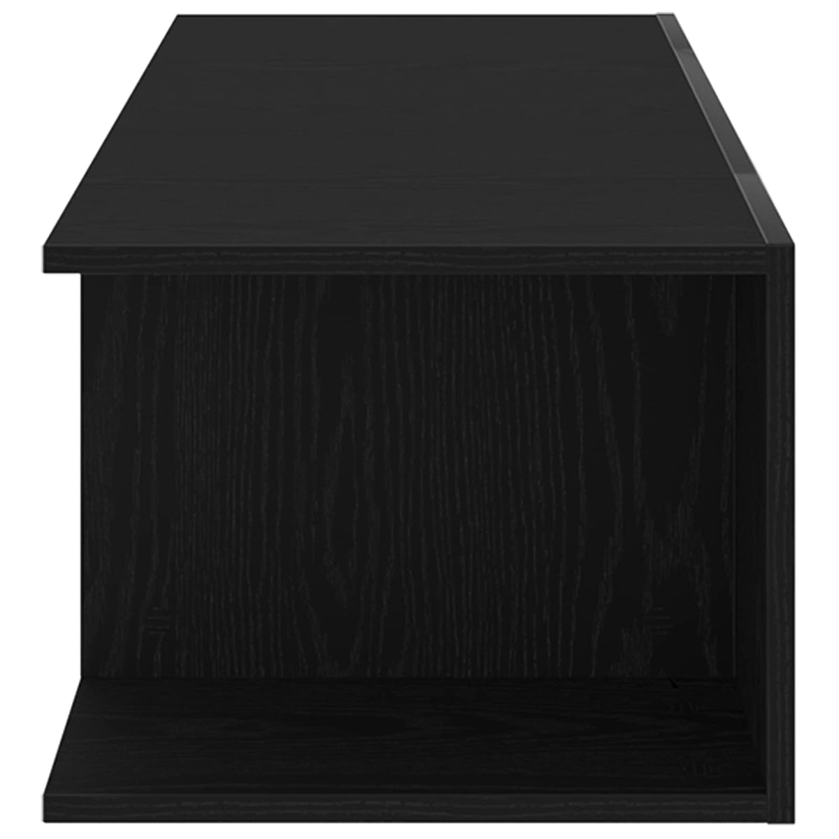 TV Cabinet 90 x 39 x 30 cm Black Oak Engineered Wood