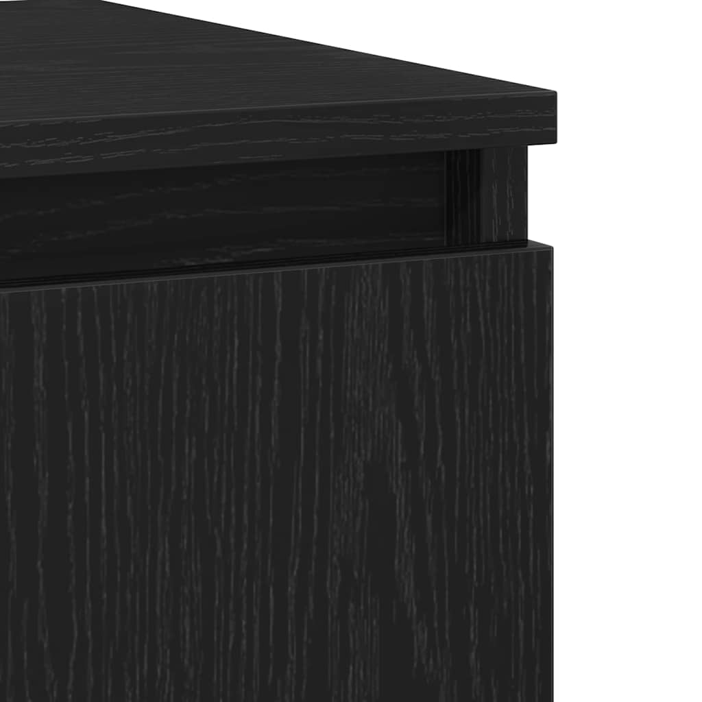 Sideboard with Drawer Black 104 x 35 x 70 cm Engineered wood