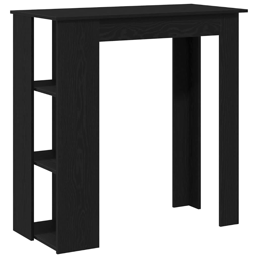 Bar Table 102 x 50 x 103,5 cm Engineered Wood Black Oak