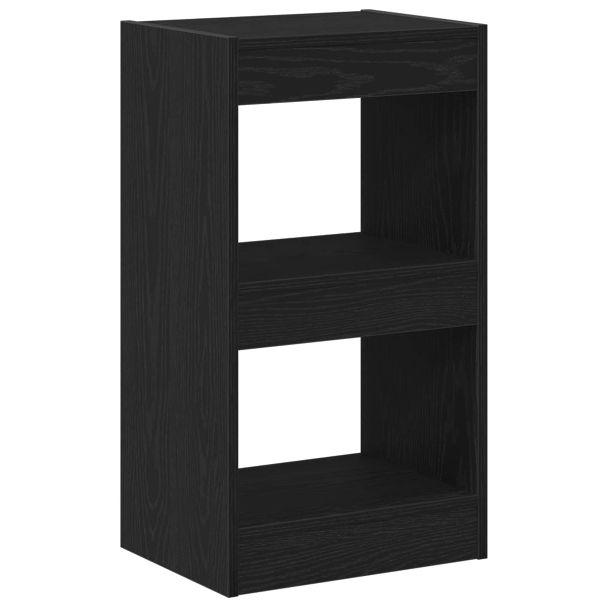 Book Cabinet 2-Tier 40 x 30 x 71,5 cm Engineered Wood Black Oak