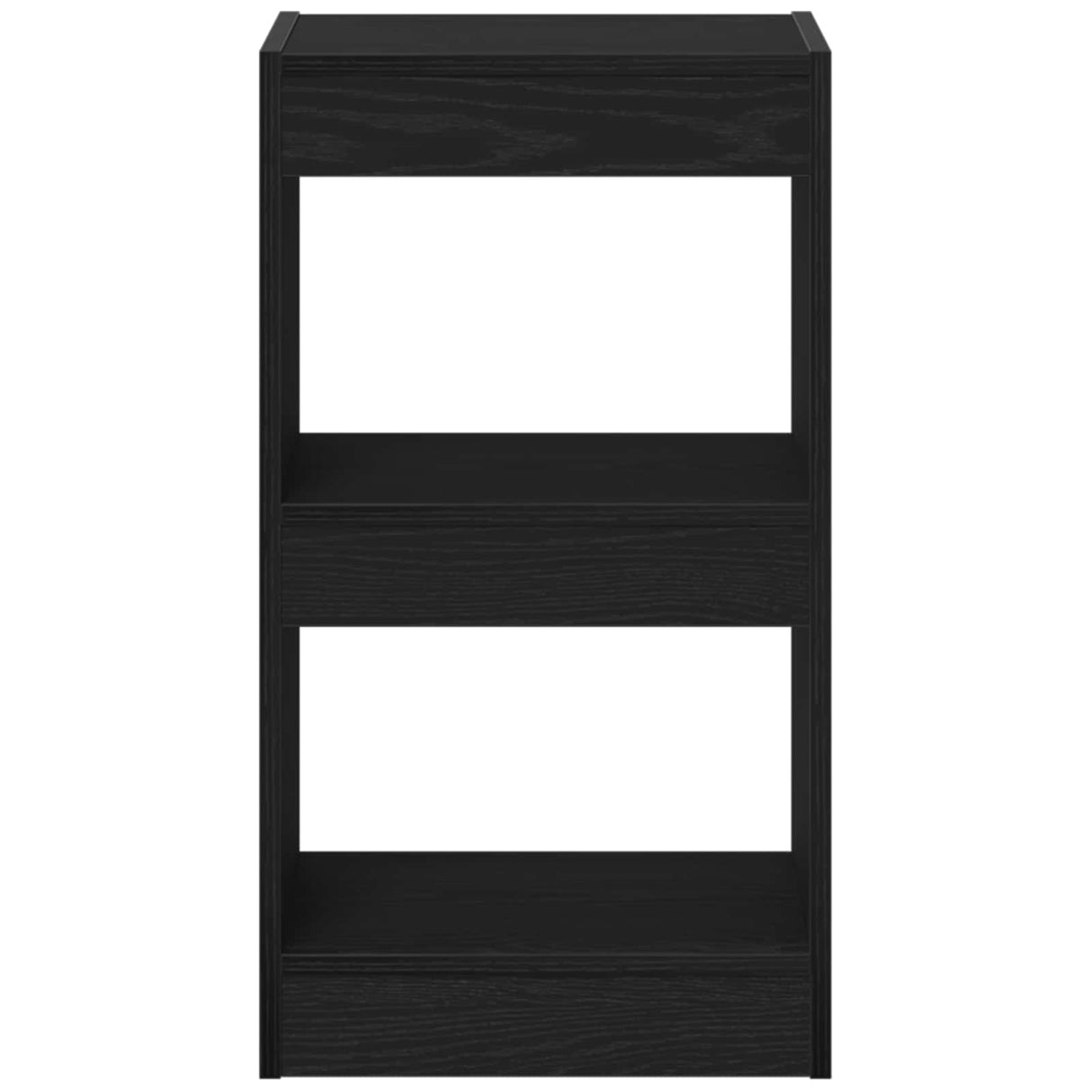 Book Cabinet 2-Tier 40 x 30 x 71,5 cm Engineered Wood Black Oak