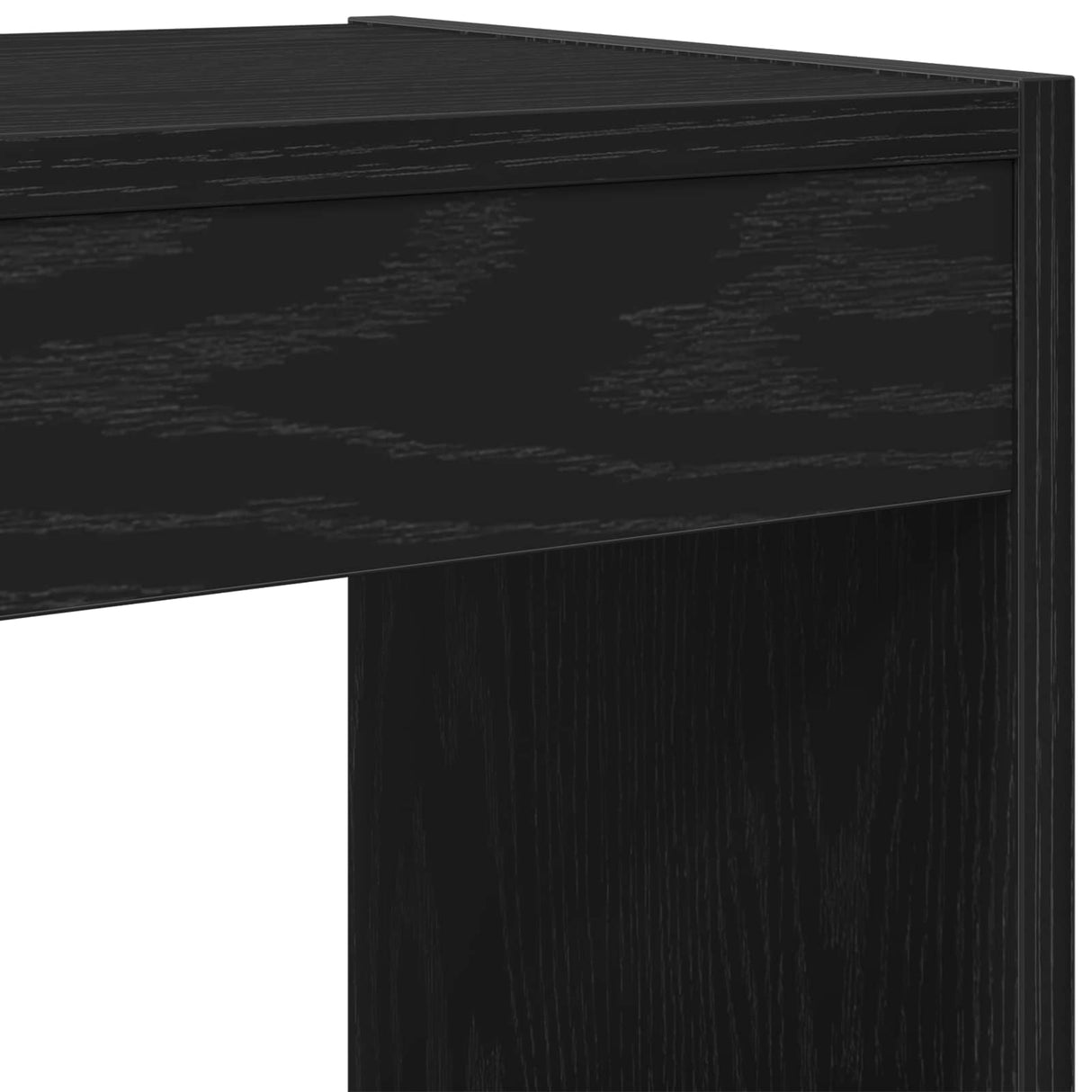 Book Cabinet 6-Tier 40 x 30 x 198 cm Engineered Wood Black Oak