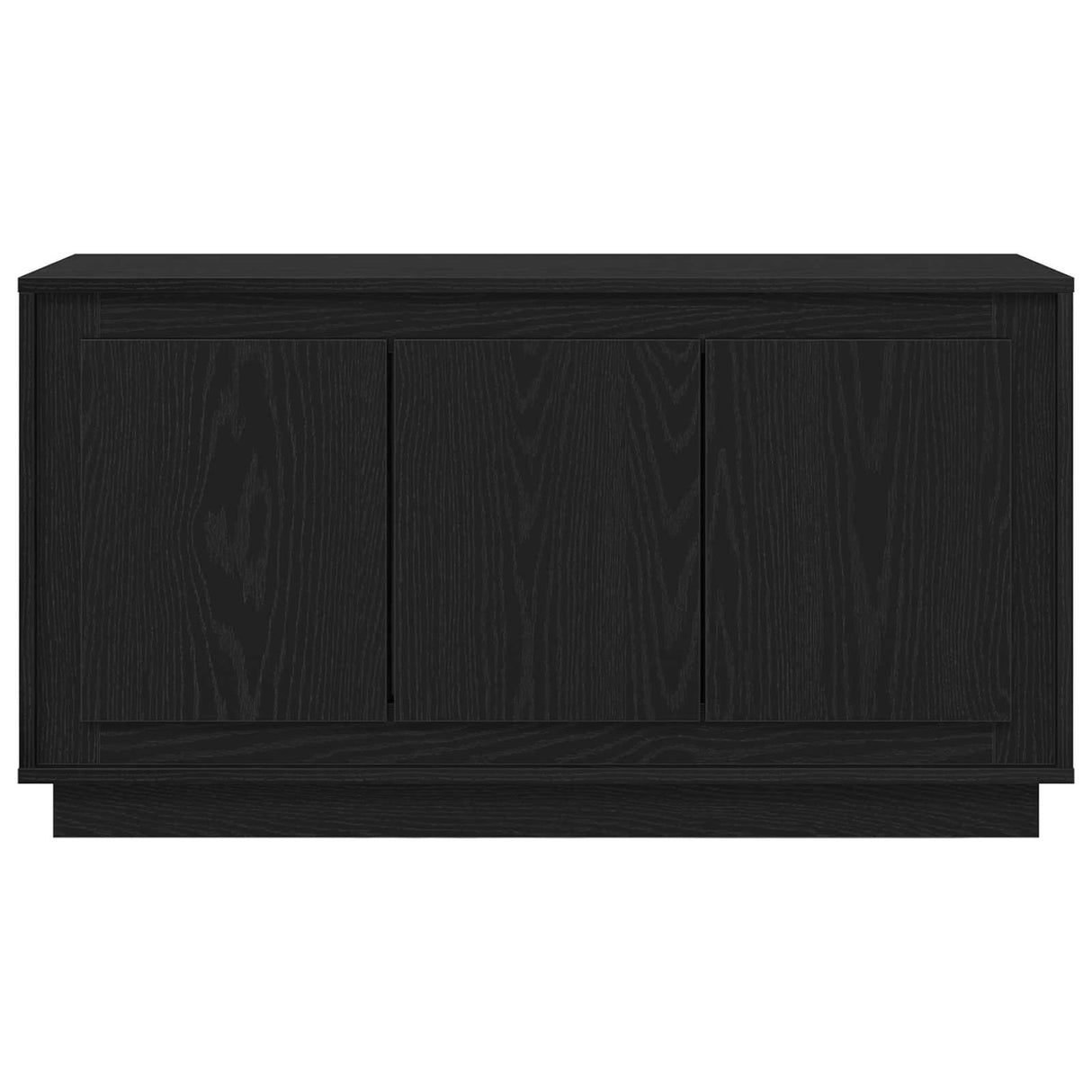 Sideboard Black Oak 102 x 35 x 55 cm Engineered Wood