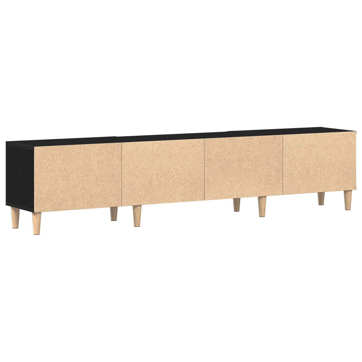 TV Cabinet 180 x 31,5 x 40 cm Black Oak Engineered Wood