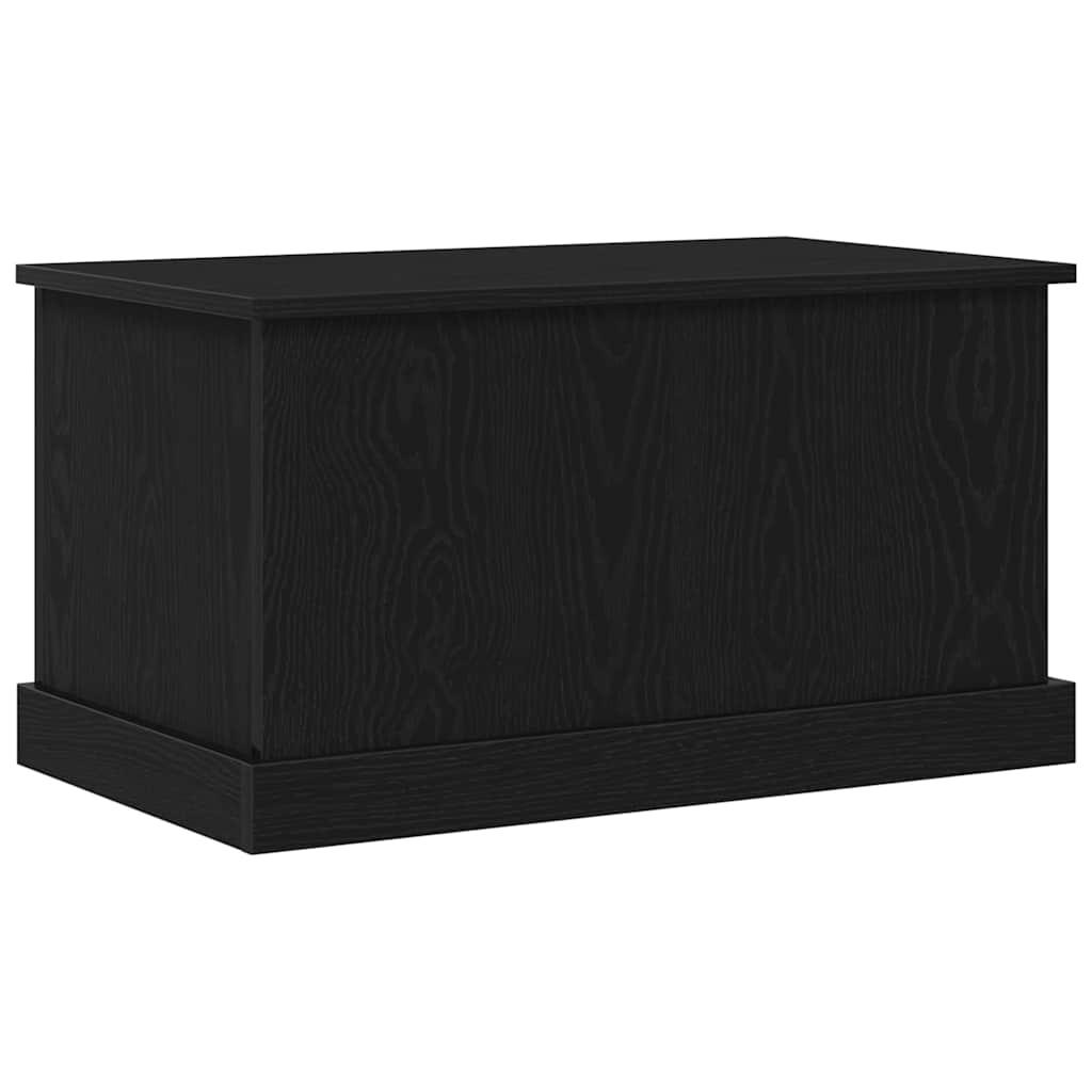 Storage Box Black oak 70 x 40 x 38 cm Engineered Wood