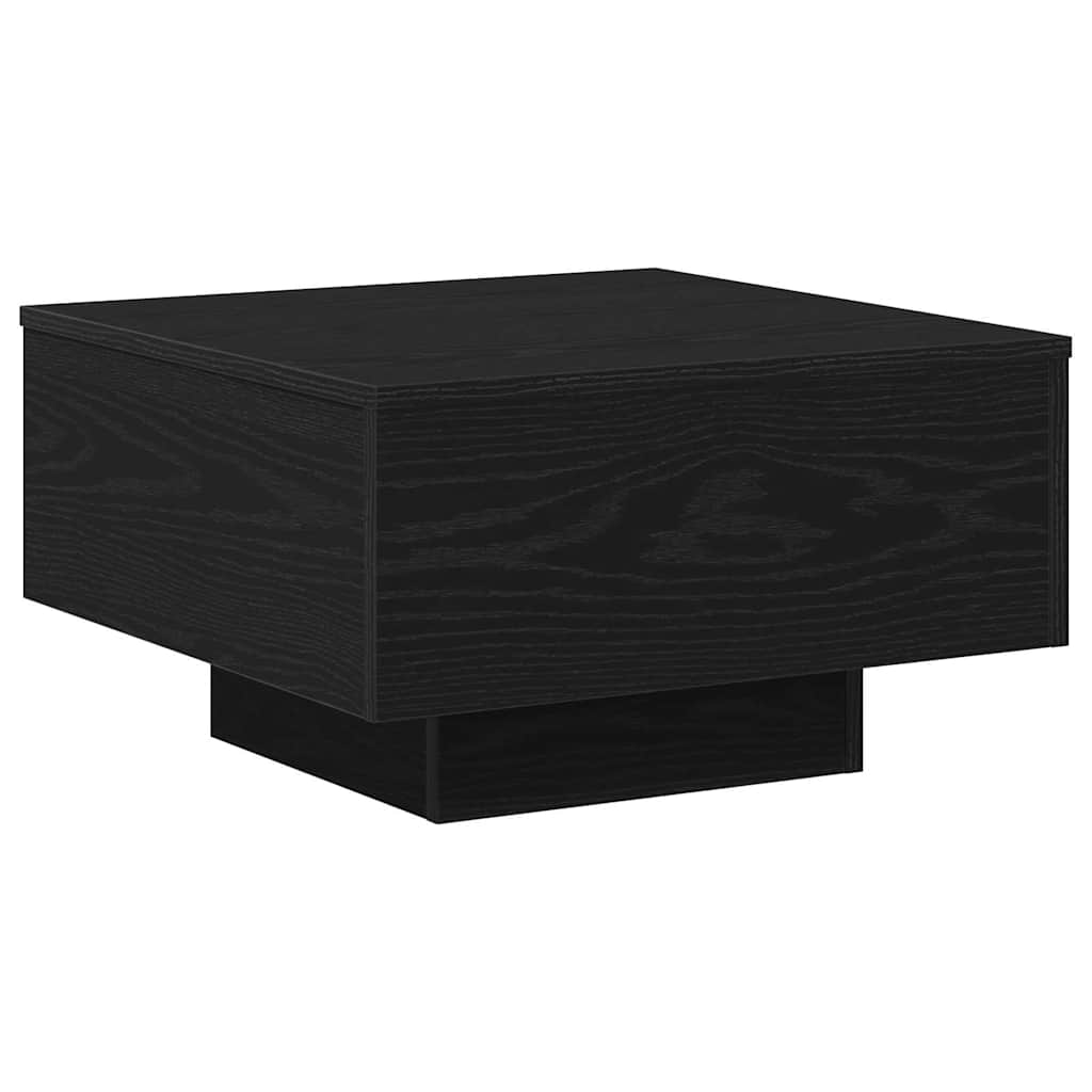 Coffee Table Black Oak 55 x 55 x 31 cm