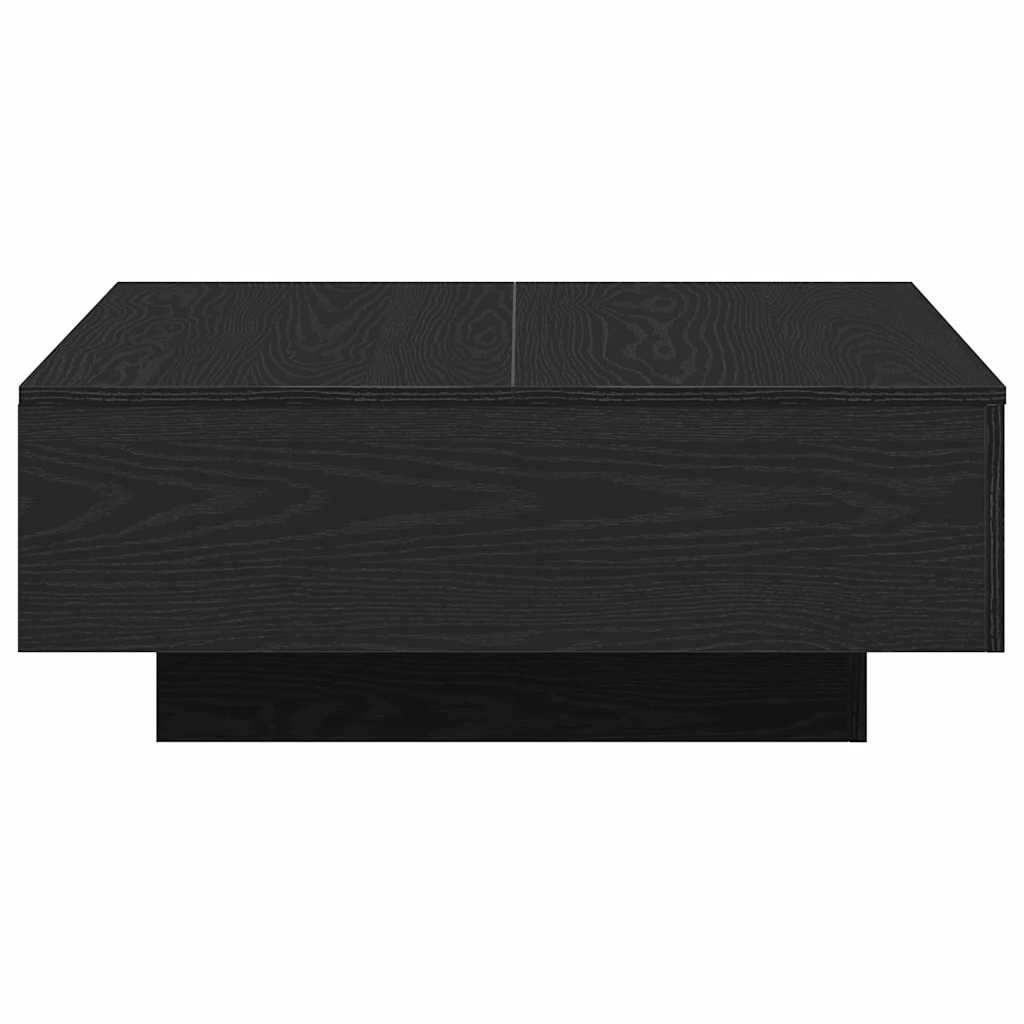Coffee Table Black Oak 80 x 80 x 31 cm
