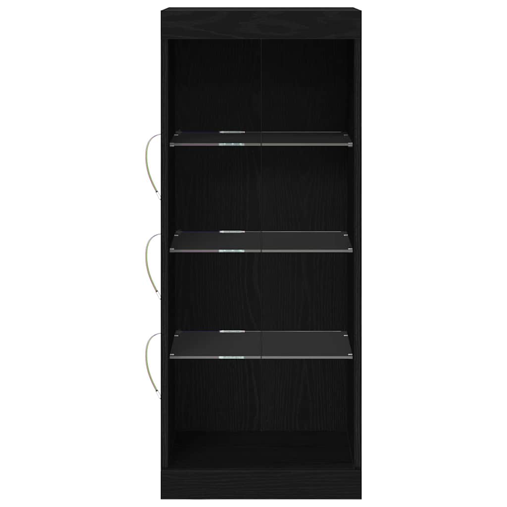 Sideboard Black oak 41 x 37 x 100 cm Engineered Wood