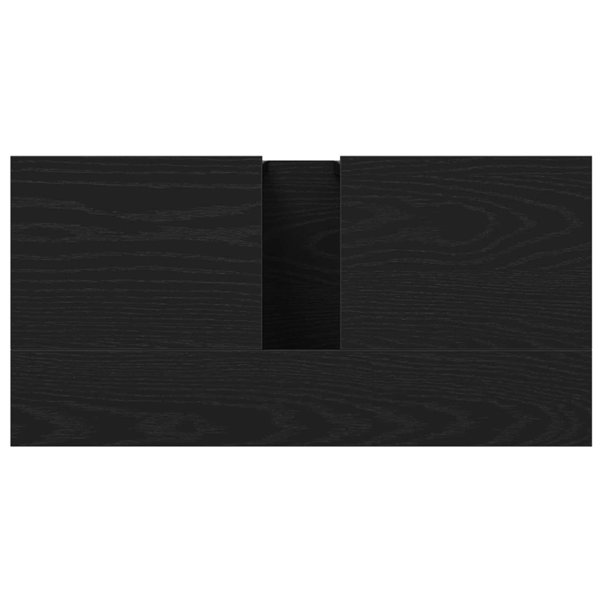 Bathroom Sink Cabinet Black Oak 60 x 30 x 60 cm Engineered Wood