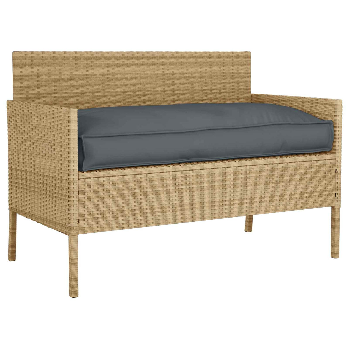 Cushion Anthracite 120 x 60 x 12 cm Oxford Fabric